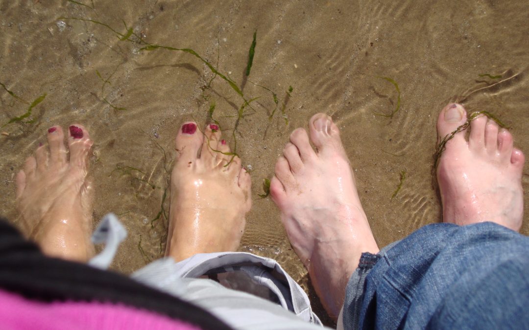 These feet were made for walking…..